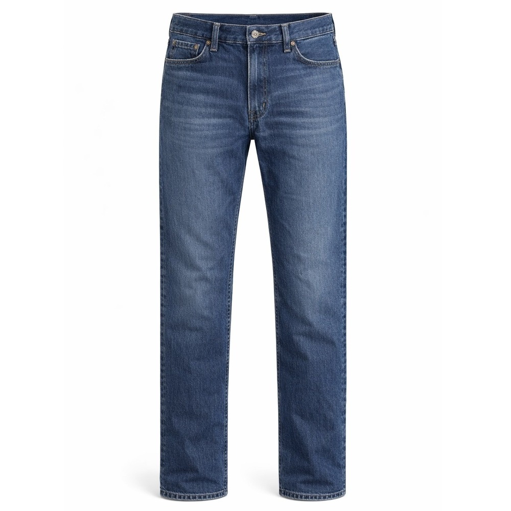 Polo Ralph Lauren Mercer Slim Fit Jeans Mens 36x32 Blue Straight Leg Flag Patch